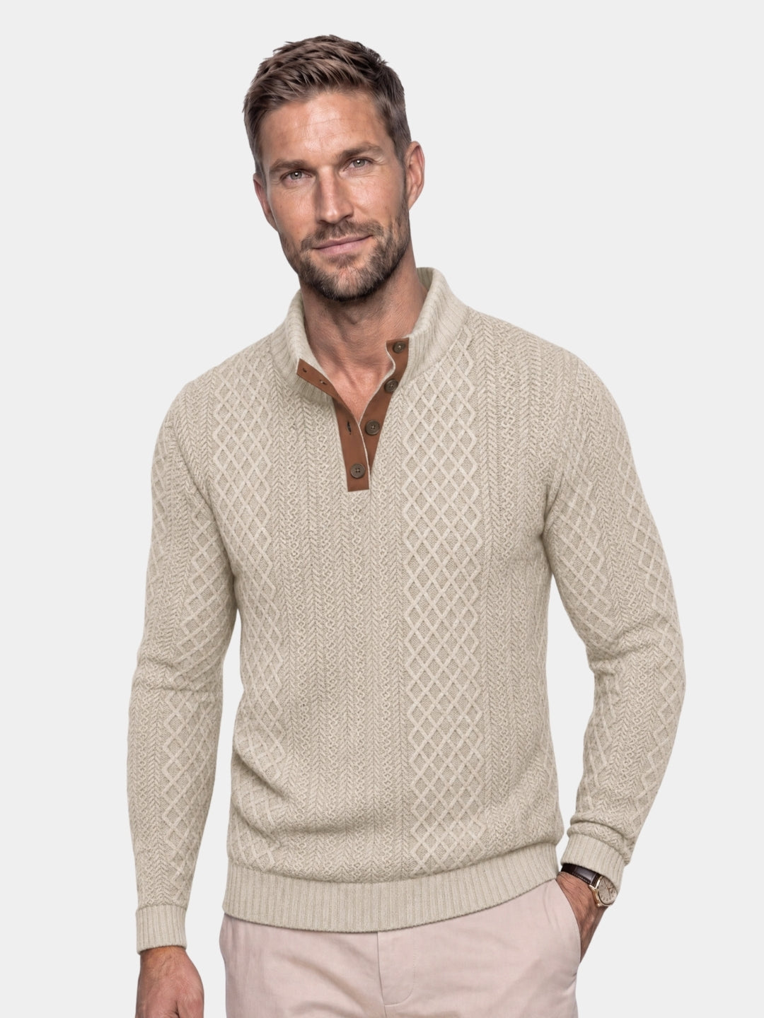 Jersey clásico de cuello alto