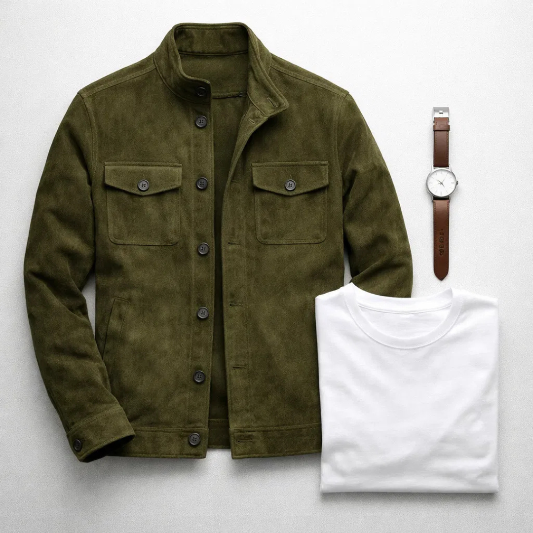 Marco™ | Chaqueta de Ante Clásica