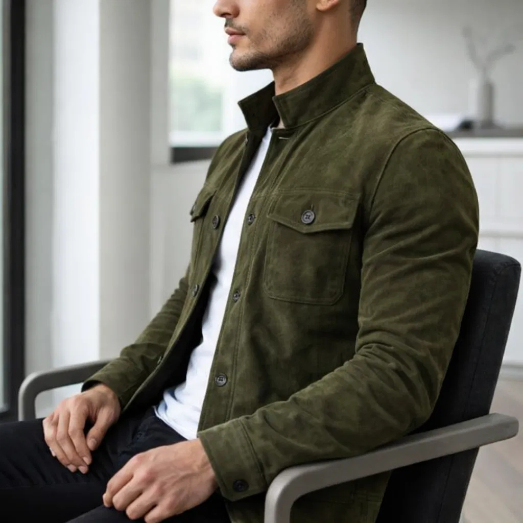 Marco™ | Chaqueta de Ante Clásica