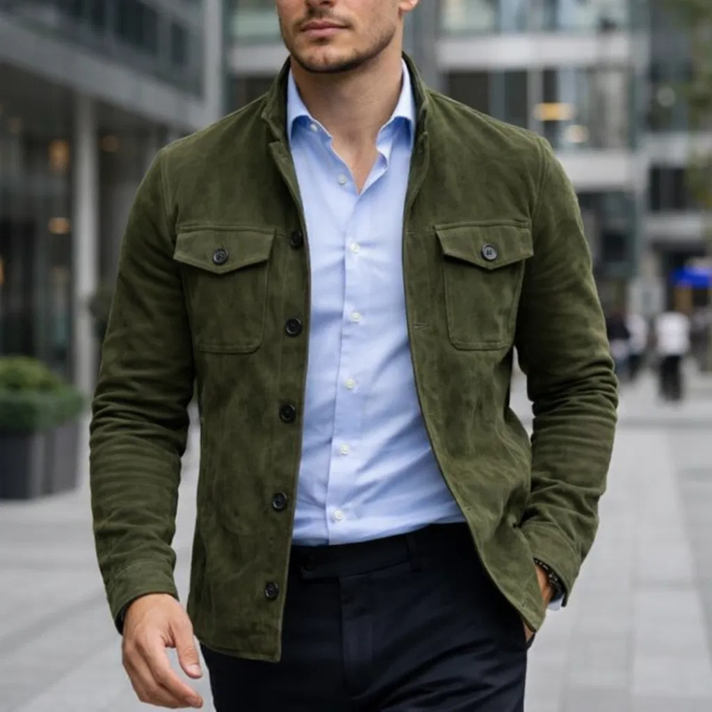 Marco™ | Chaqueta de Ante Clásica