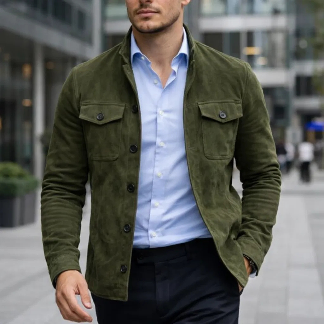 Marco™ | Chaqueta de Ante Clásica