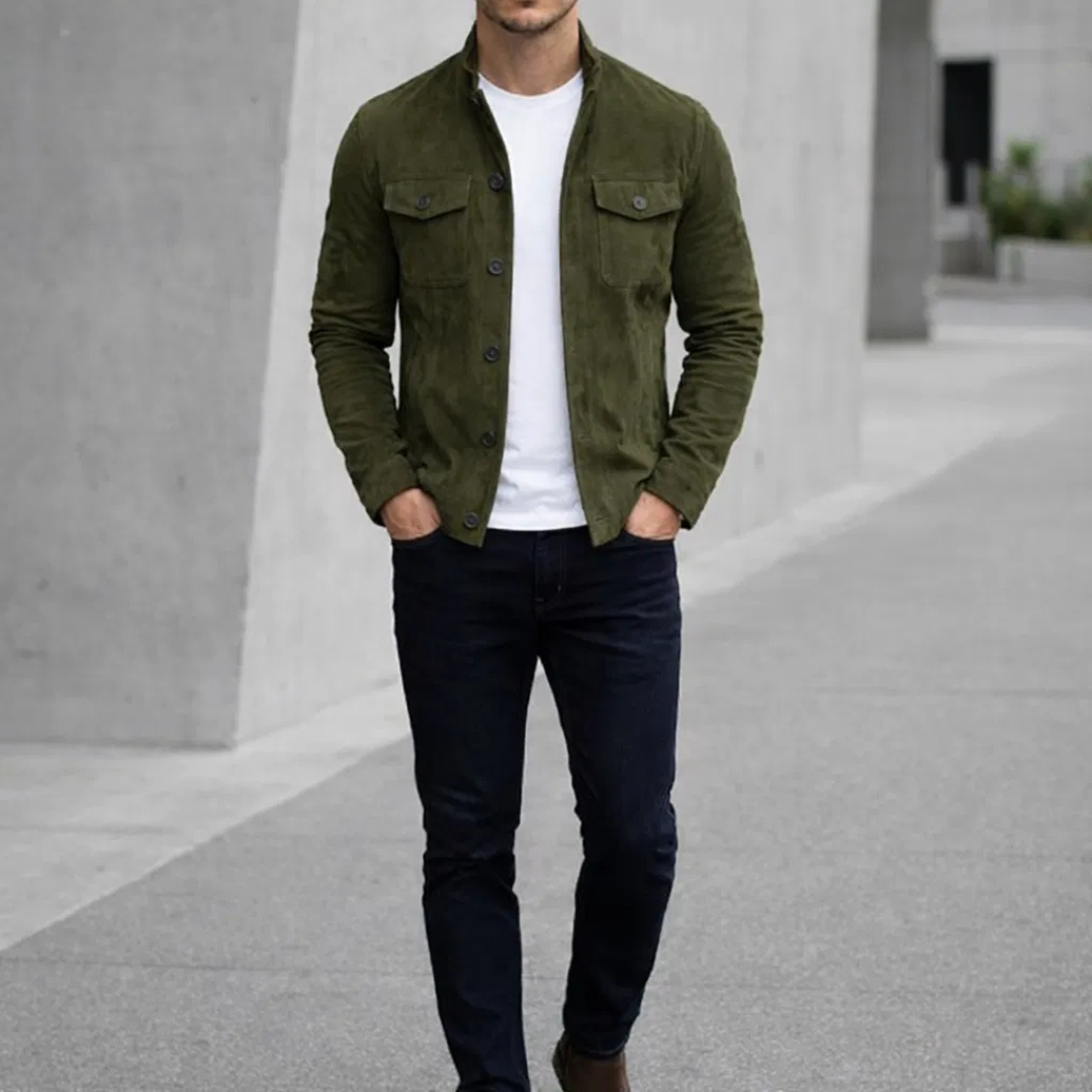 Marco™ | Chaqueta de Ante Clásica