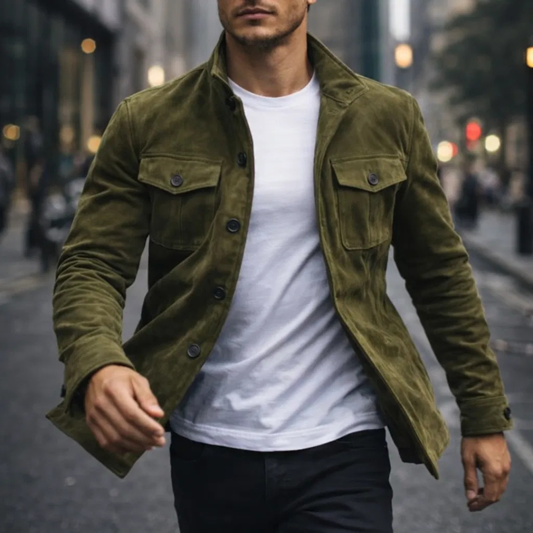 Marco™ | Chaqueta de Ante Clásica
