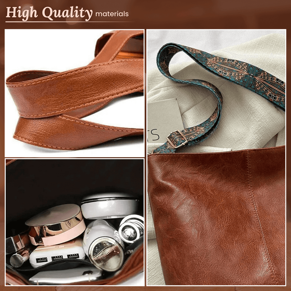 Alba's Textured Carry | Shoulder Bag