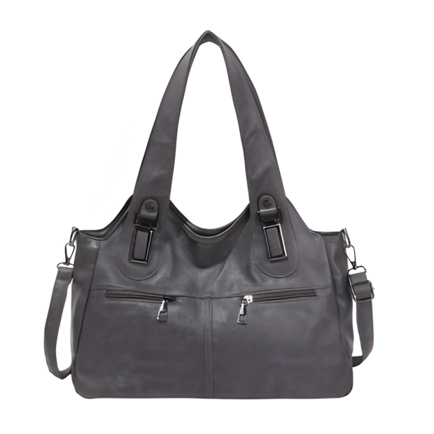 Flavia's Dual-Zip | Shoulder Bag