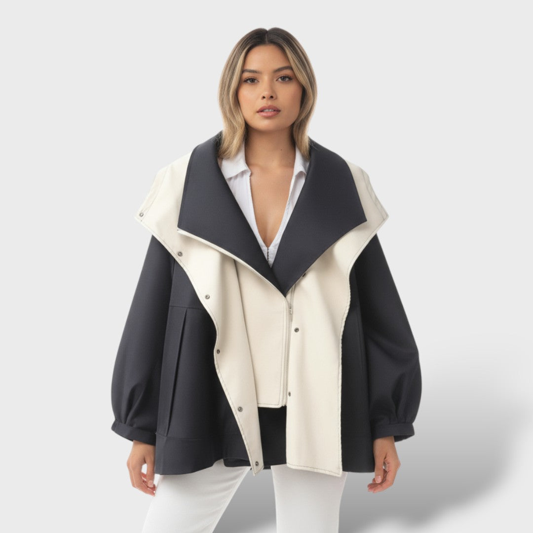 Gabardina Elegante de Algodón Resistente al Agua