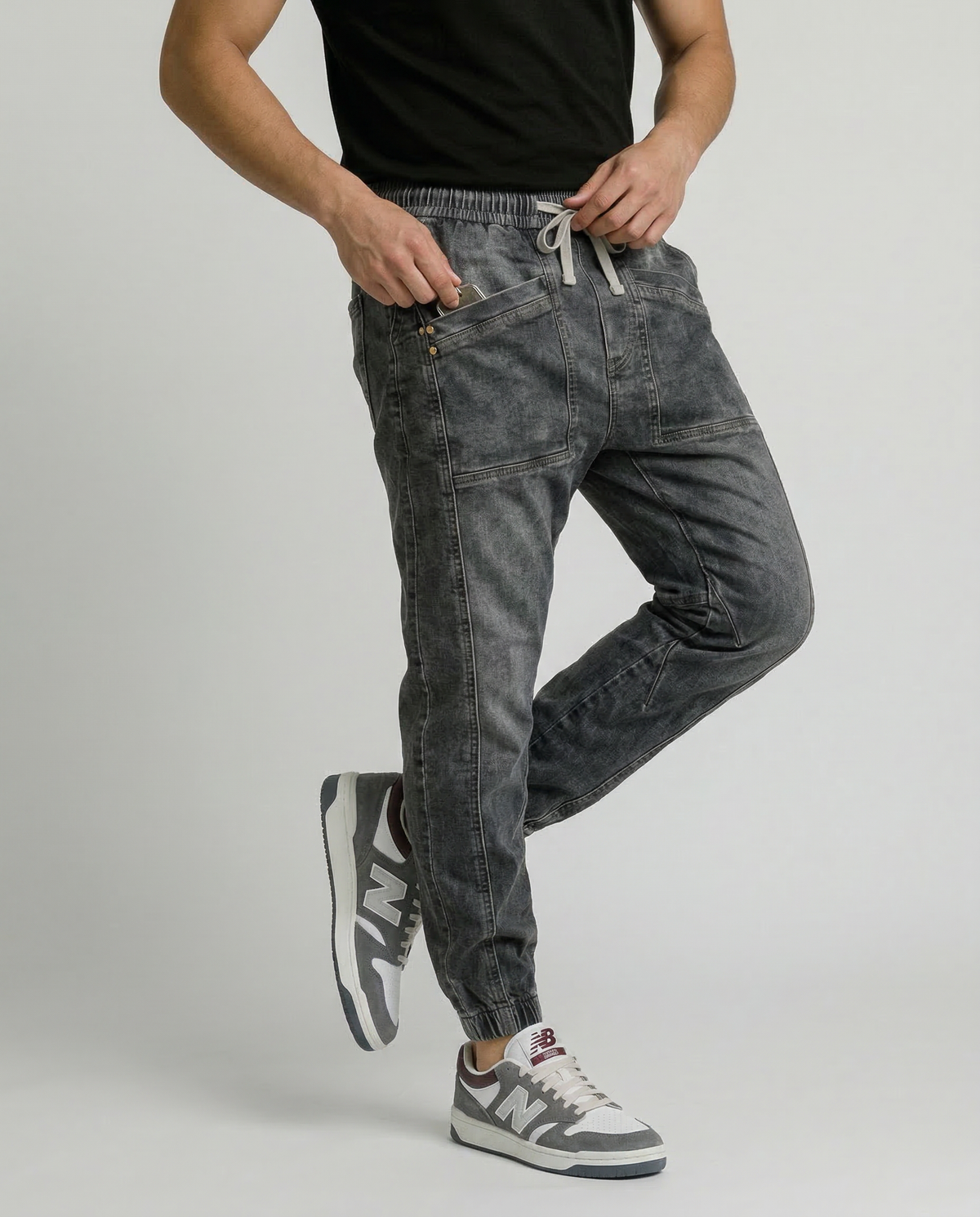 Laurent™ | La combinación del estilo denim y la comodidad de los joggers