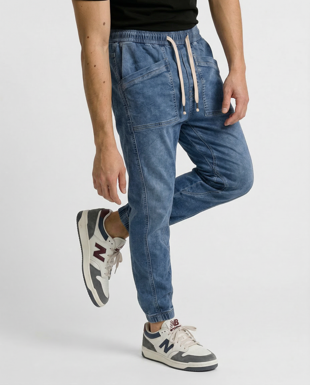 Laurent™ | La combinación del estilo denim y la comodidad de los joggers