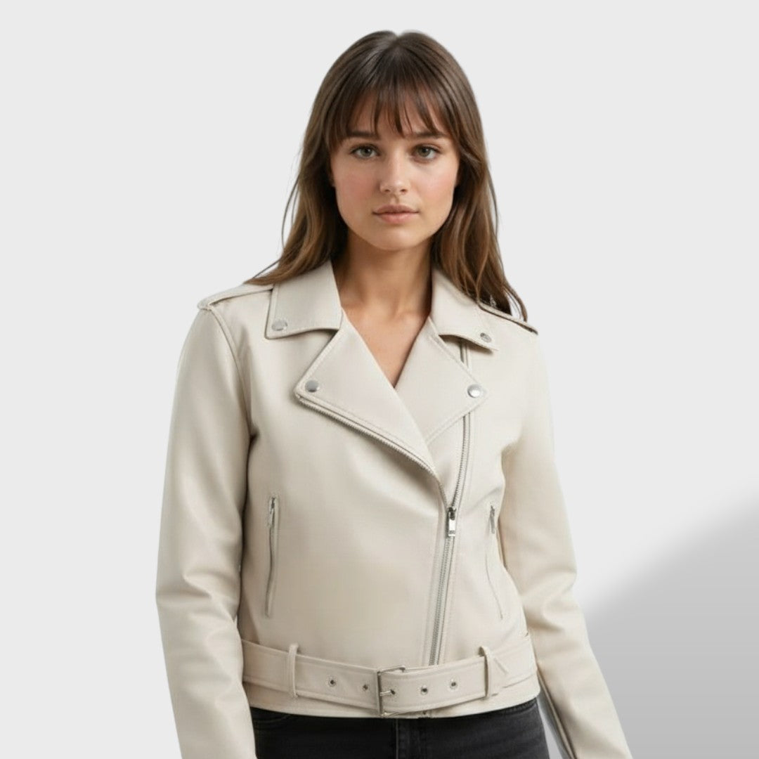 Chamarra Oversize de Piel Sintética para Mujer
