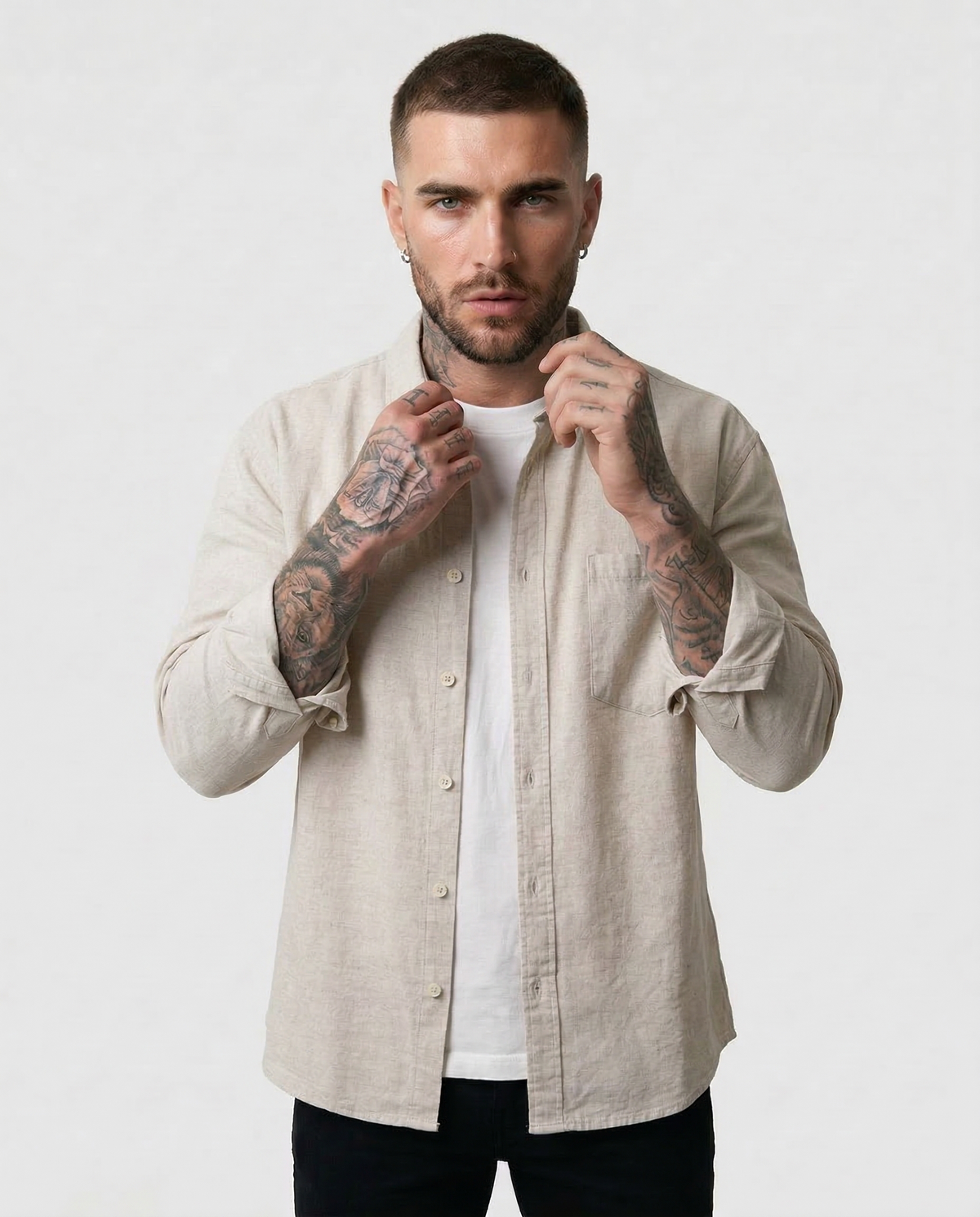 Camisa de lino Doha
