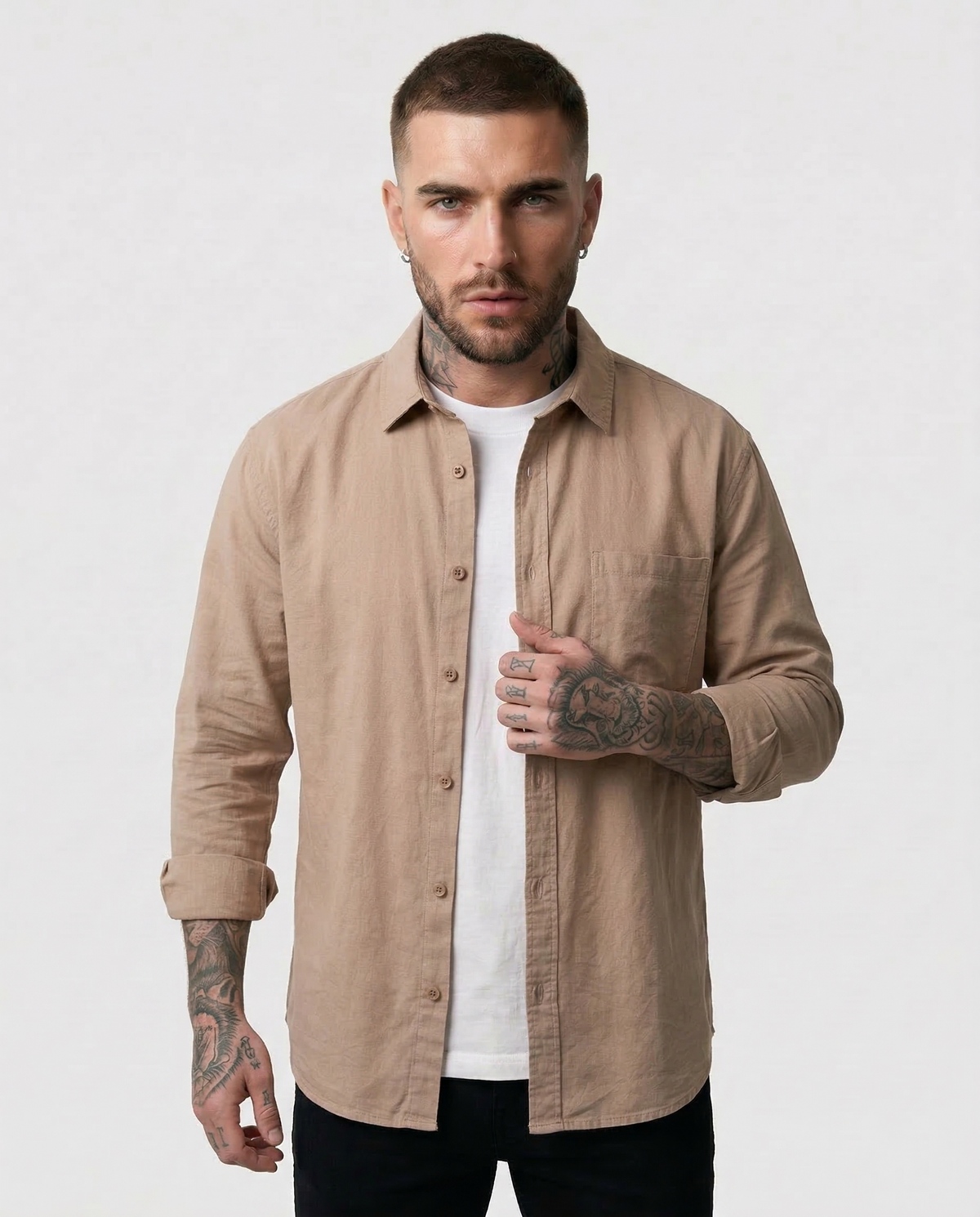 Camisa de lino Doha