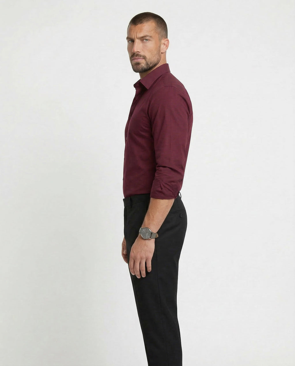 Mitchel™ | Camisa elástica sin arrugas para hombre