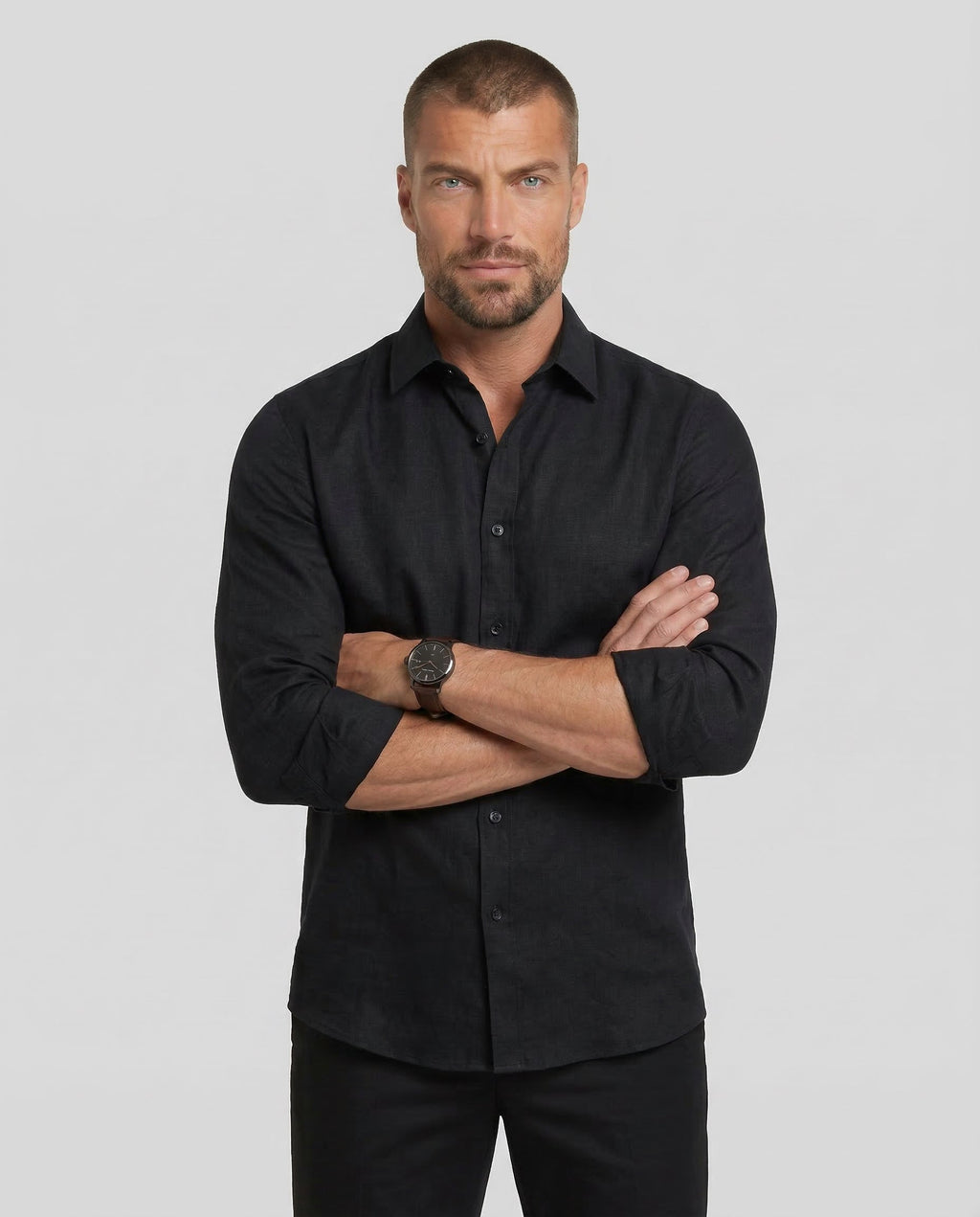Mitchel™ | Camisa elástica sin arrugas para hombre