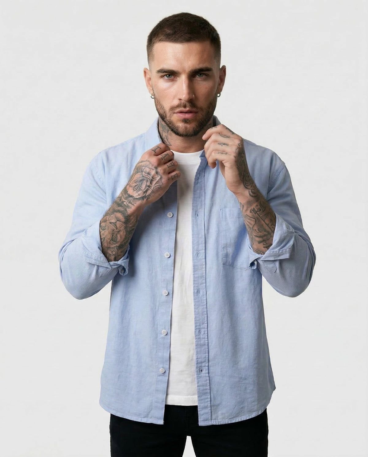 Camisa de lino Doha