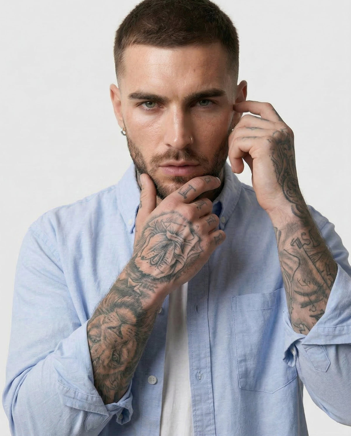 Camisa de lino Doha