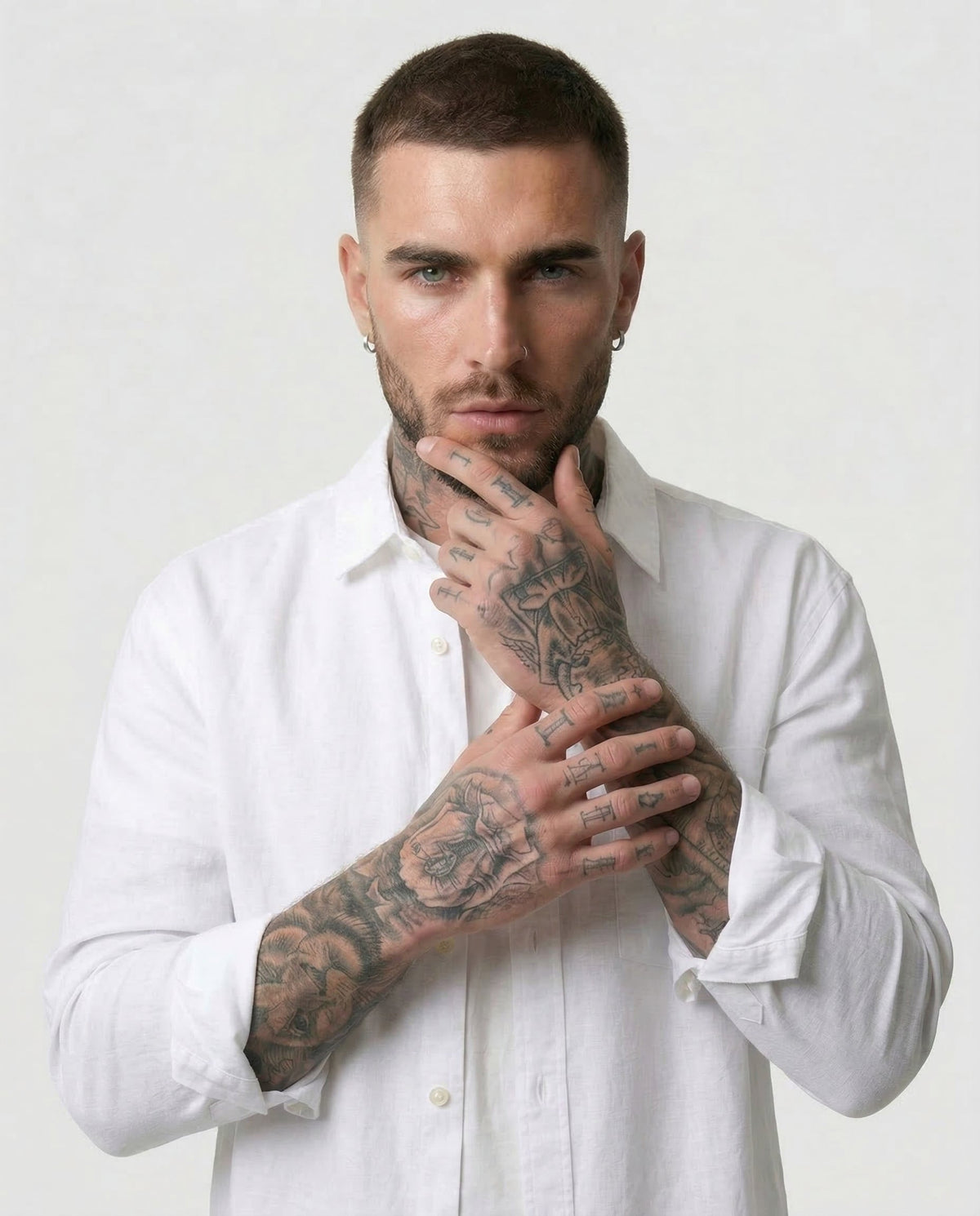 Camisa de lino Doha