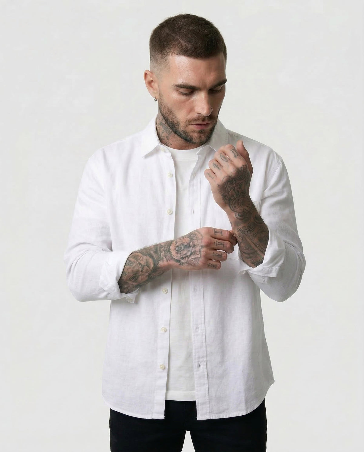 Camisa de lino Doha